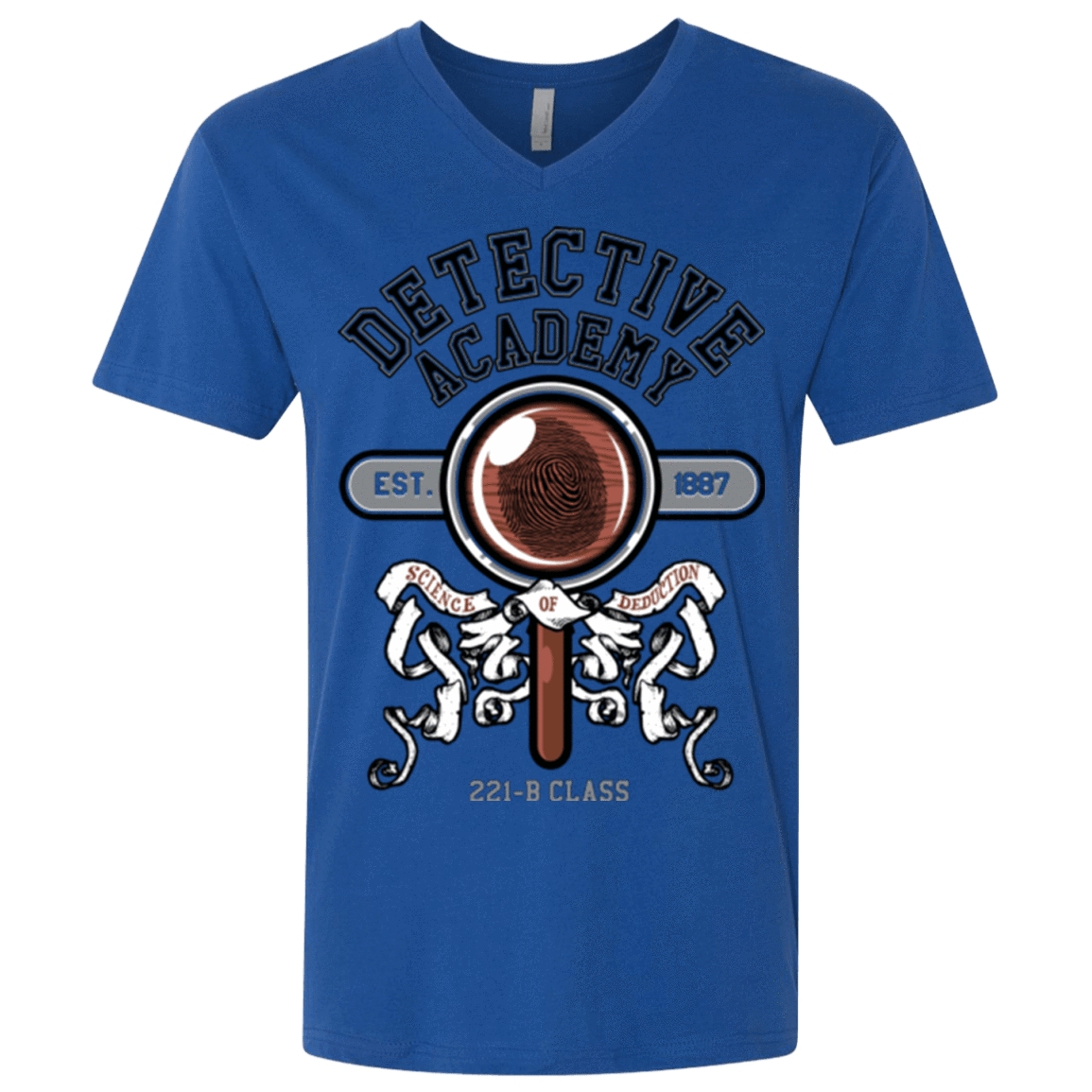 T-Shirts Royal / X-Small Detective Academy Men's Premium V-Neck