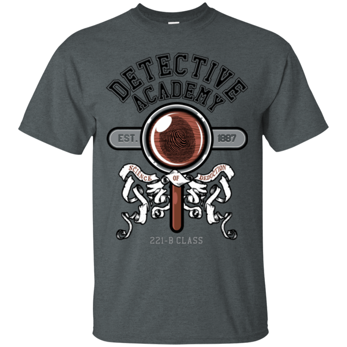T-Shirts Dark Heather / Small Detective Academy T-Shirt