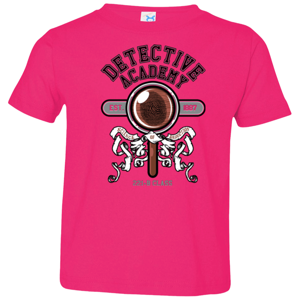 T-Shirts Hot Pink / 2T Detective Academy Toddler Premium T-Shirt