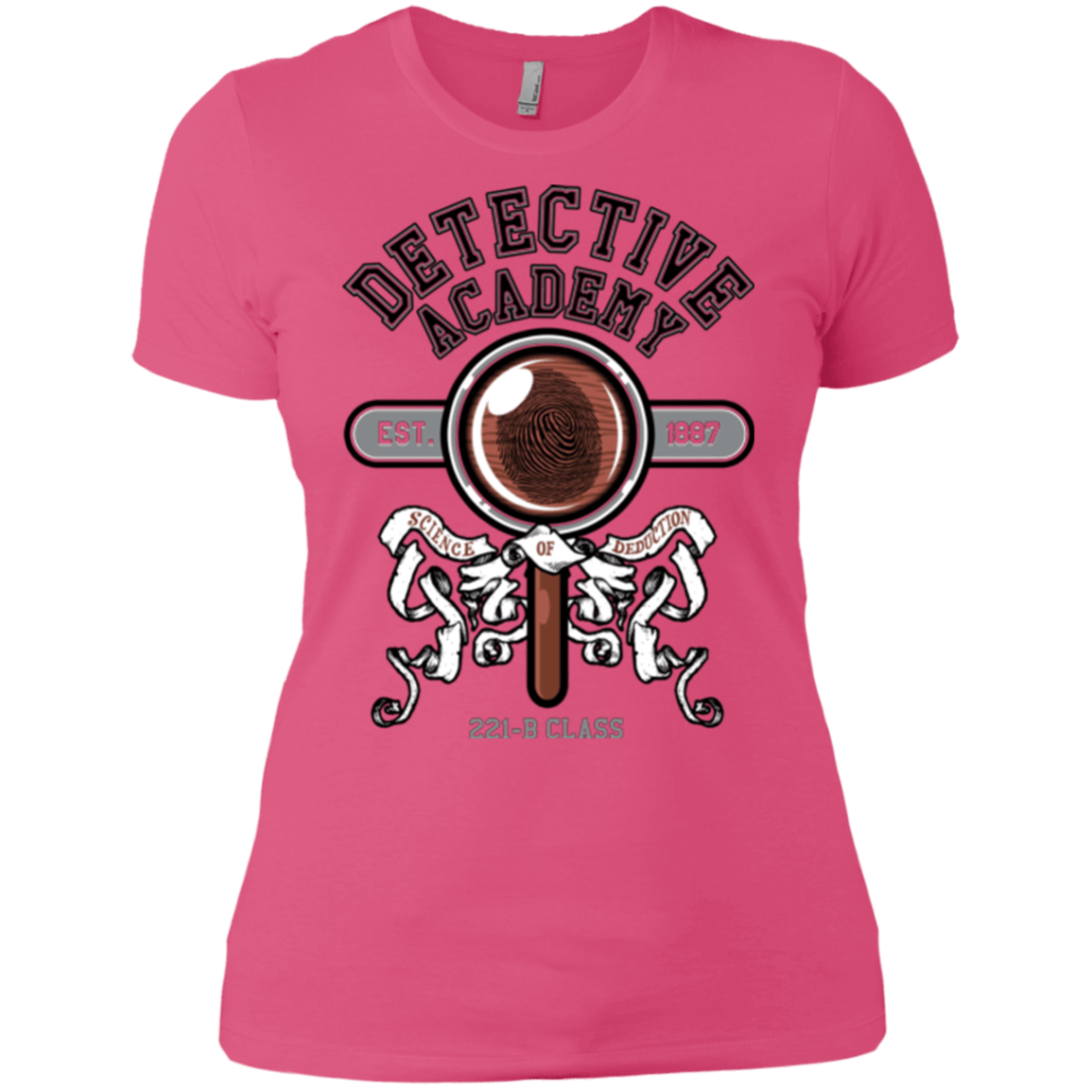 T-Shirts Hot Pink / X-Small Detective Academy Women's Premium T-Shirt