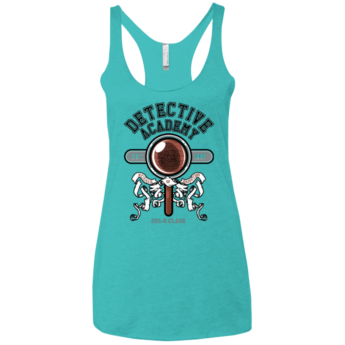 T-Shirts Tahiti Blue / X-Small Detective Academy Women's Triblend Racerback Tank
