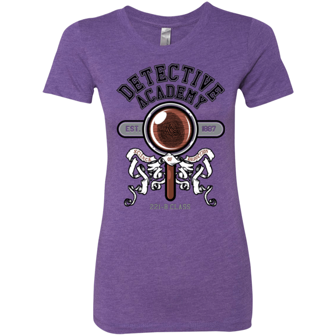 T-Shirts Purple Rush / Small Detective Academy Women's Triblend T-Shirt