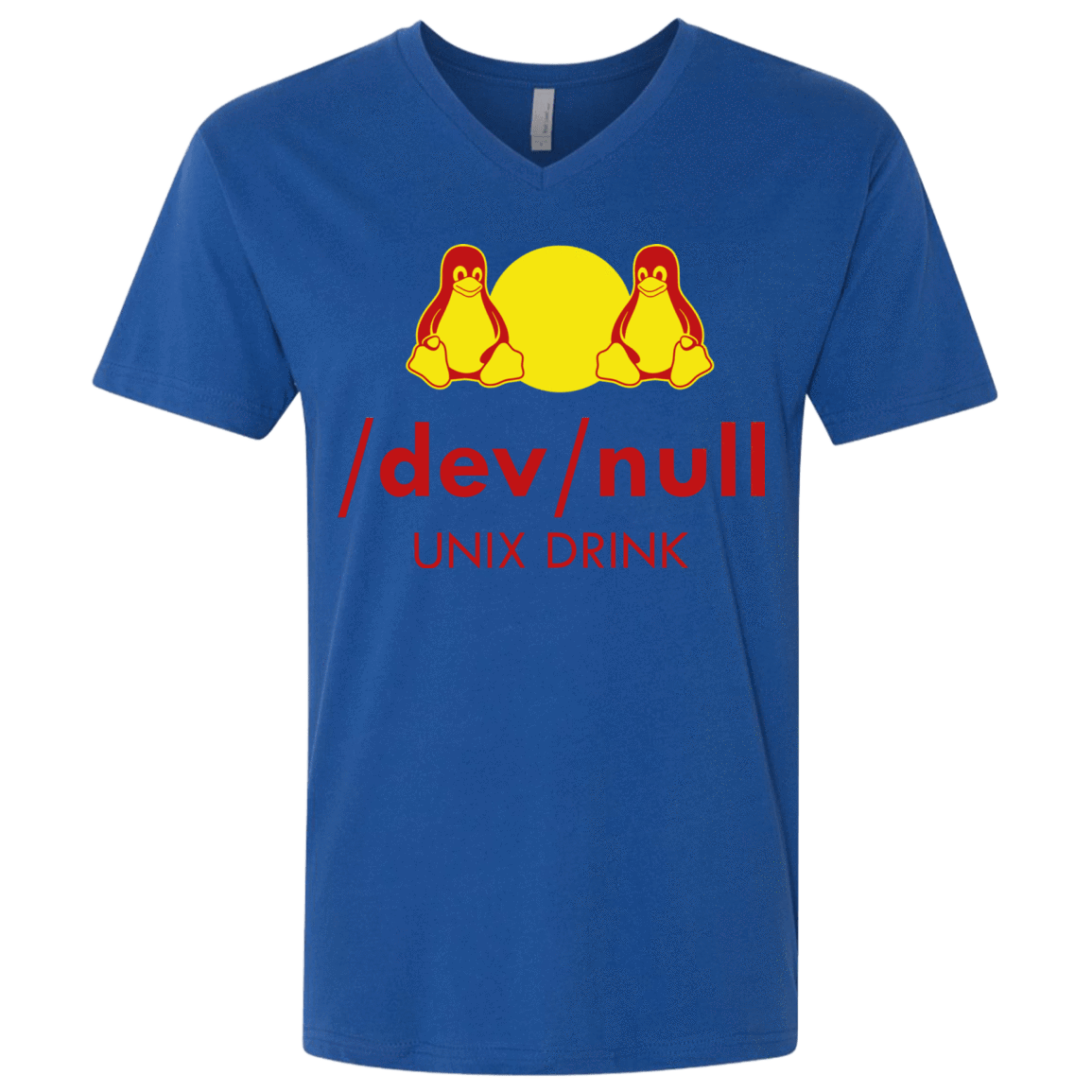 T-Shirts Royal / X-Small Dev null Men's Premium V-Neck