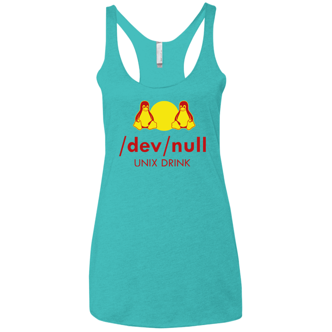 T-Shirts Tahiti Blue / X-Small Dev null Women's Triblend Racerback Tank