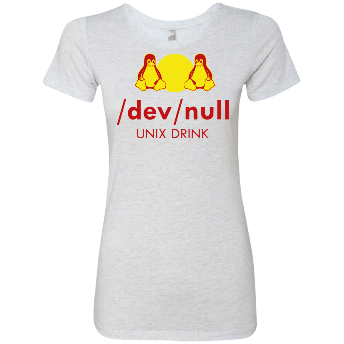 T-Shirts Heather White / Small Dev null Women's Triblend T-Shirt