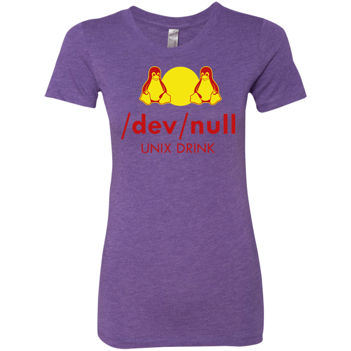T-Shirts Purple Rush / Small Dev null Women's Triblend T-Shirt