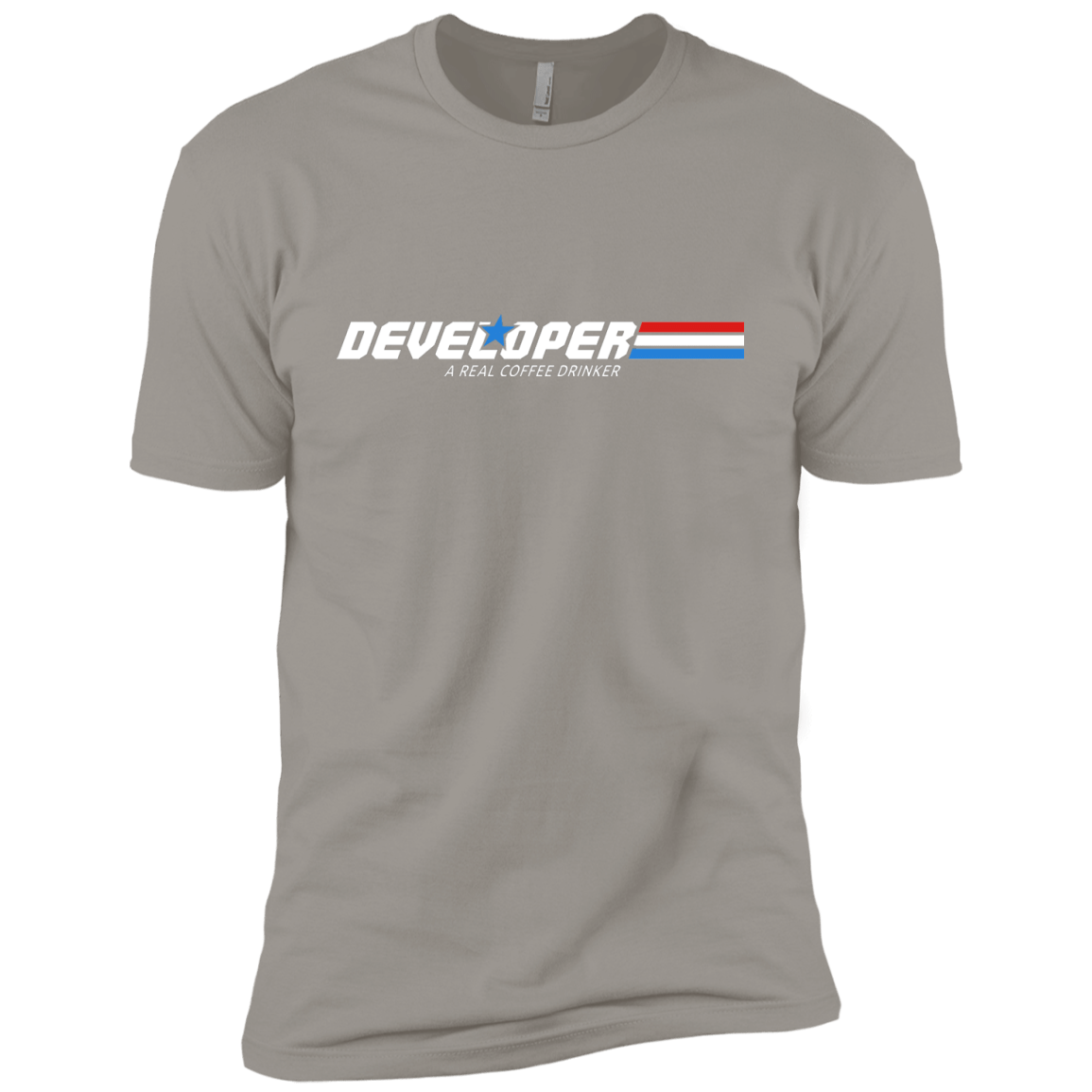 T-Shirts Light Grey / YXS Developer - A Real Coffee Drinker Boys Premium T-Shirt