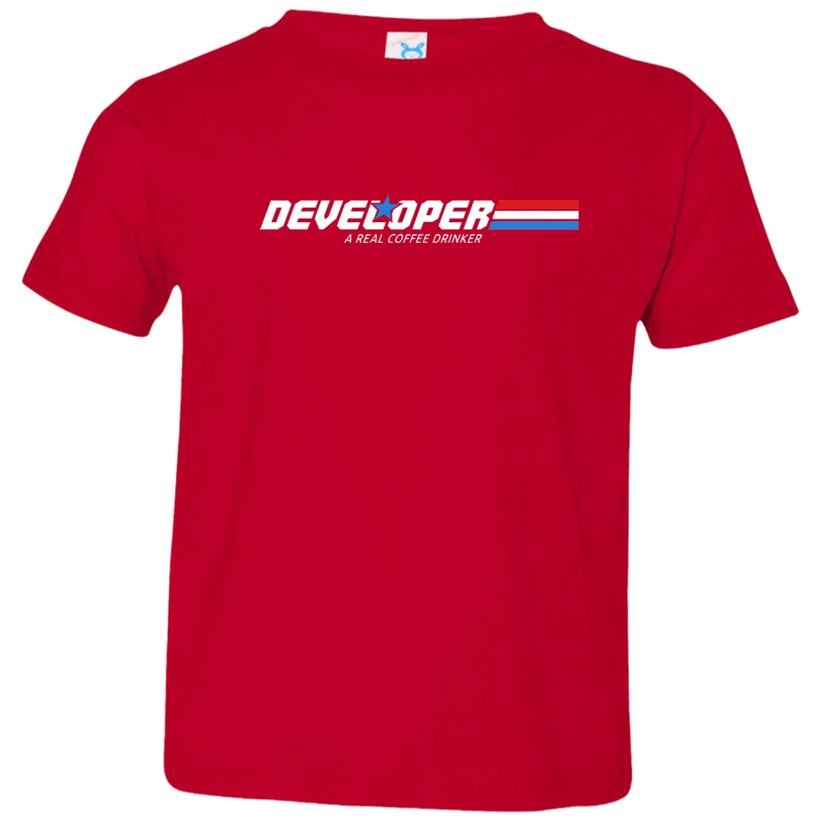 T-Shirts Red / 2T Developer - A Real Coffee Drinker Toddler Premium T-Shirt