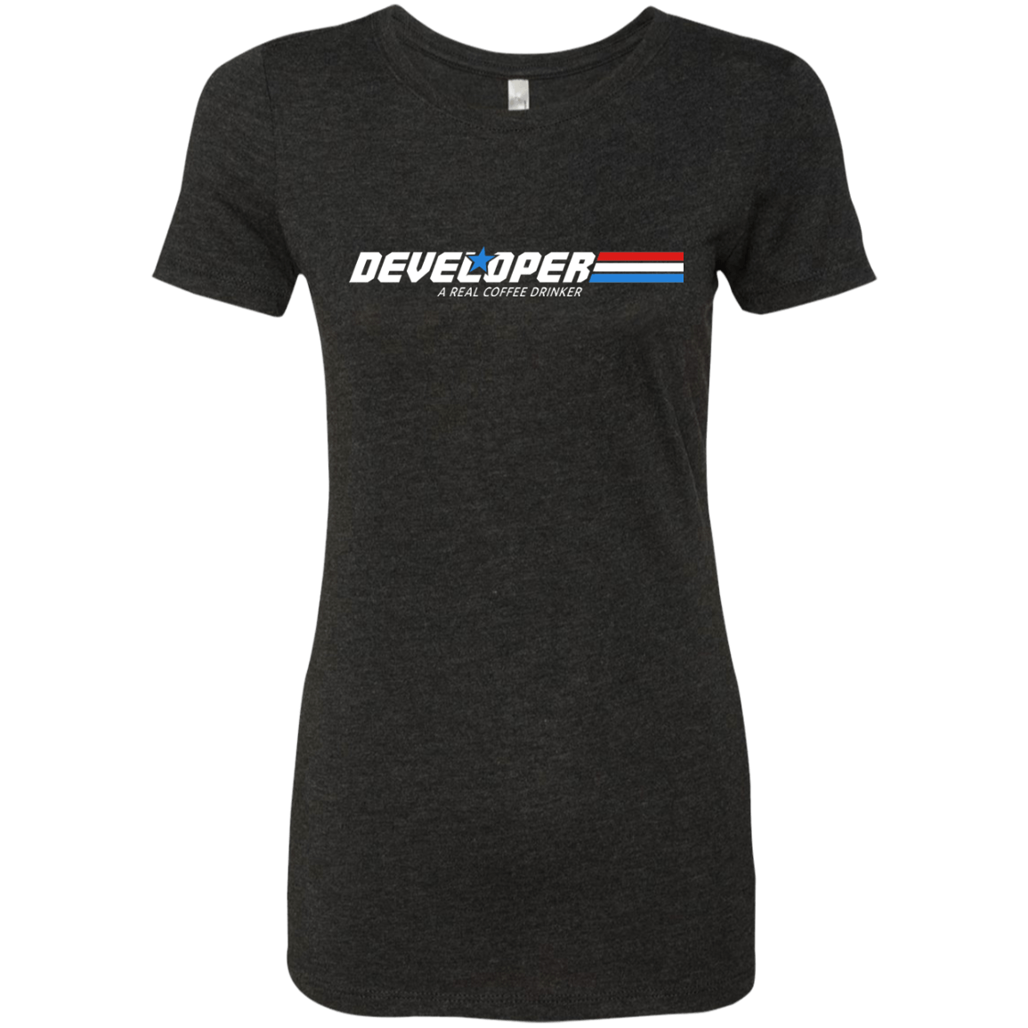 T-Shirts Vintage Black / Small Developer - A Real Coffee Drinker Women's Triblend T-Shirt