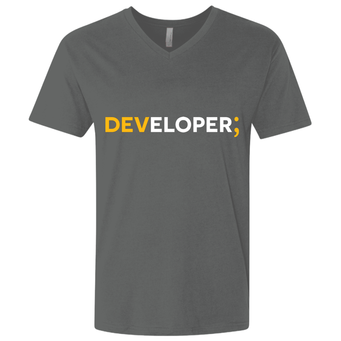 T-Shirts Heavy Metal / X-Small Developer Men's Premium V-Neck