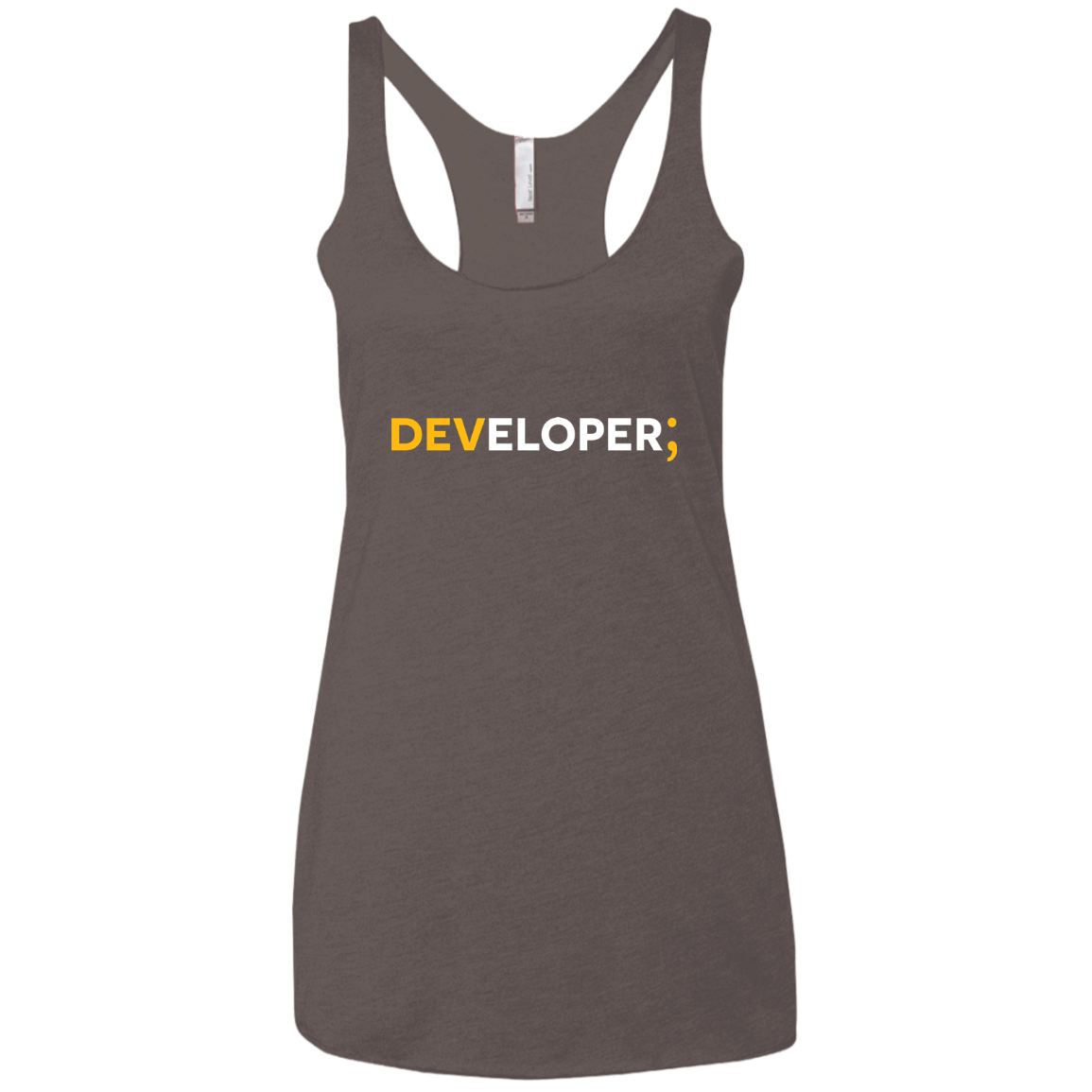 T-Shirts Macchiato / X-Small Developer Women's Triblend Racerback Tank
