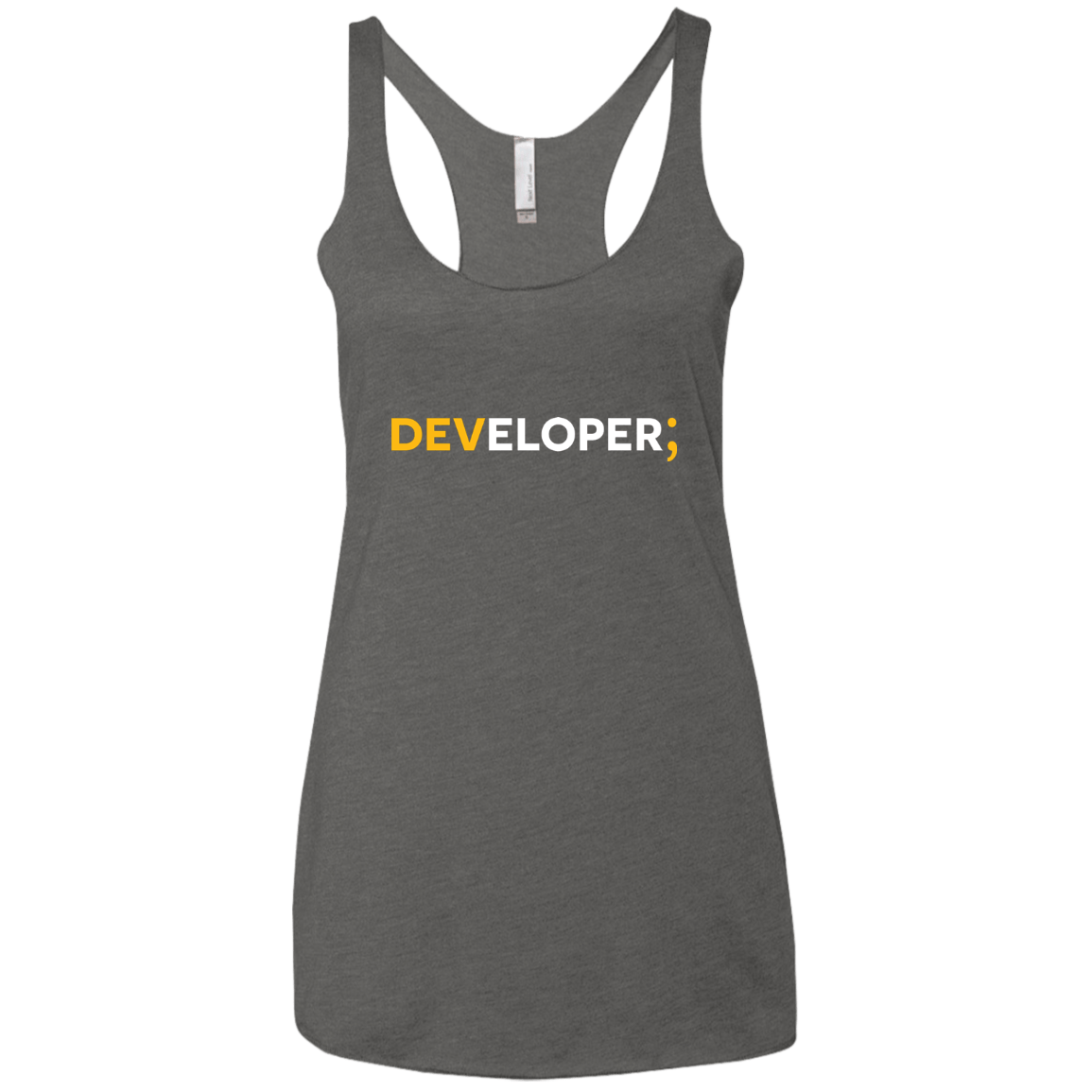 T-Shirts Premium Heather / X-Small Developer Women's Triblend Racerback Tank