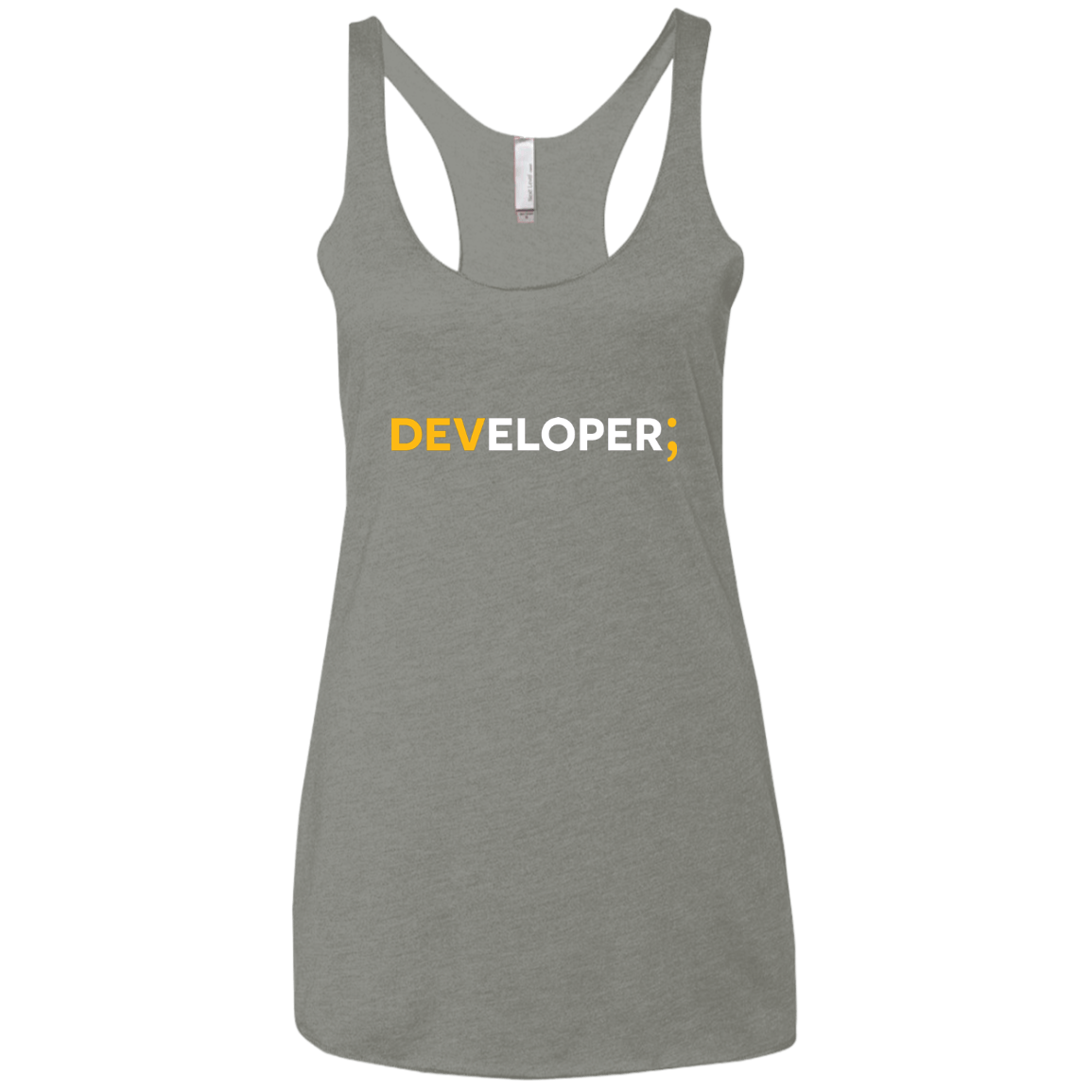 T-Shirts Venetian Grey / X-Small Developer Women's Triblend Racerback Tank