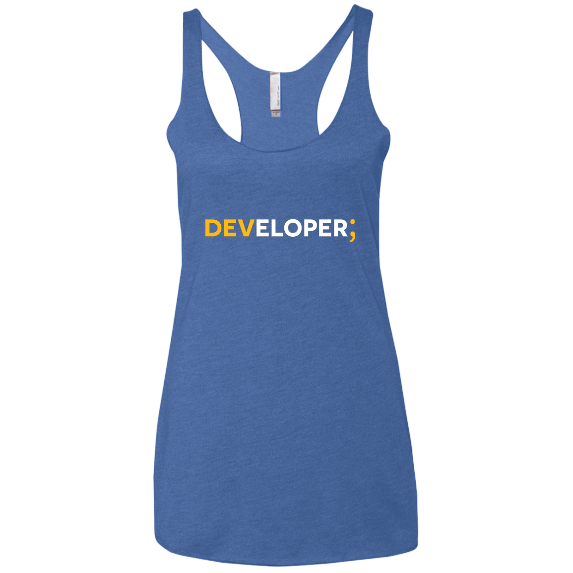 T-Shirts Vintage Royal / X-Small Developer Women's Triblend Racerback Tank