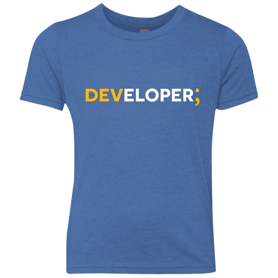 T-Shirts Vintage Royal / YXS Developer Youth Triblend T-Shirt