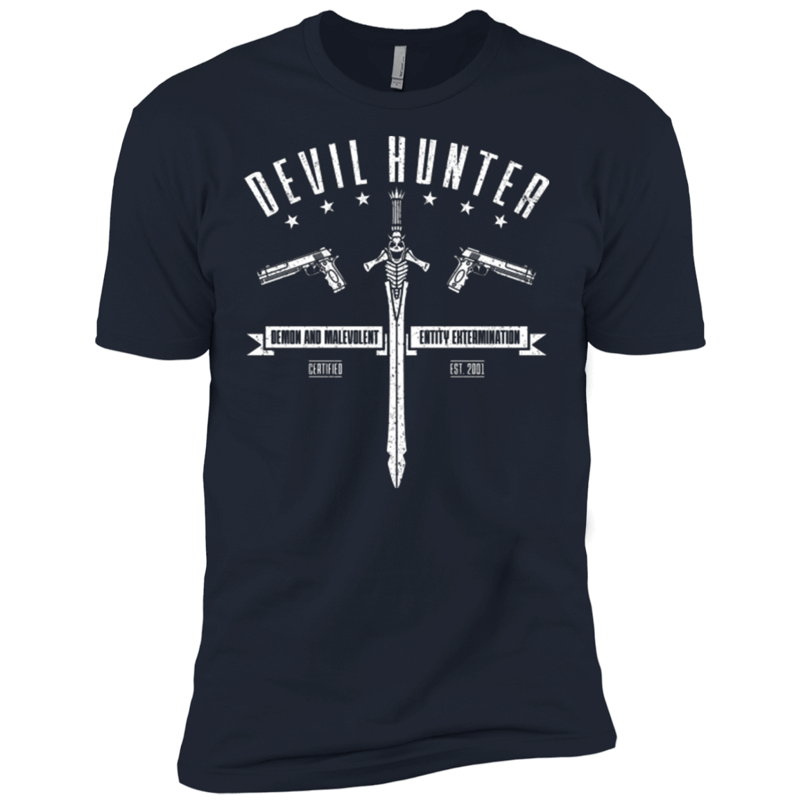T-Shirts Midnight Navy / X-Small Devil hunter Men's Premium T-Shirt