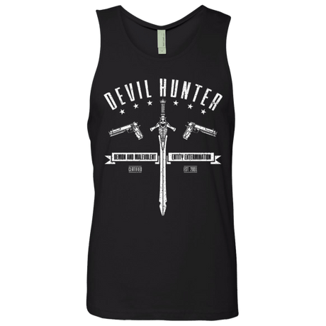 T-Shirts Black / Small Devil hunter Men's Premium Tank Top