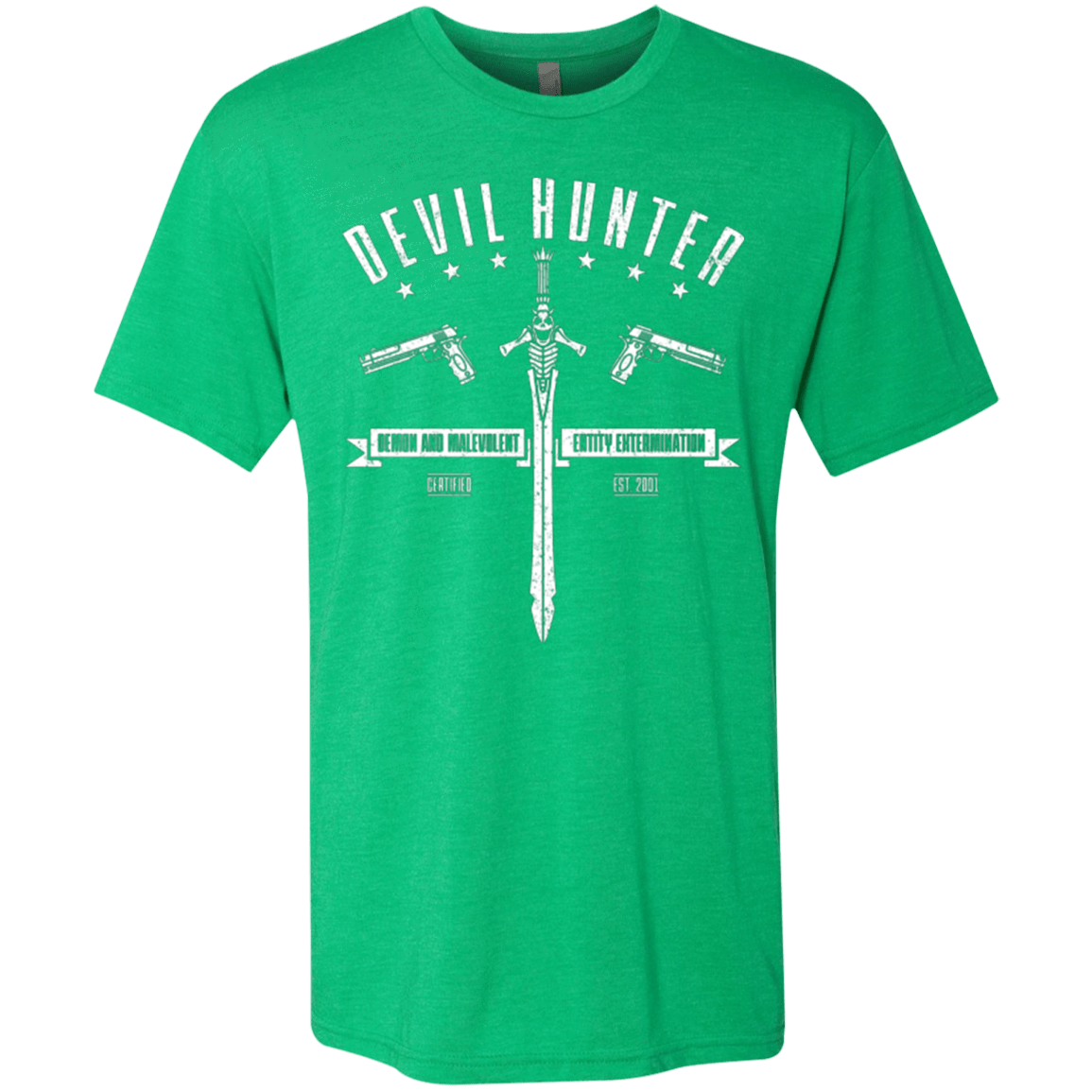T-Shirts Envy / Small Devil hunter Men's Triblend T-Shirt