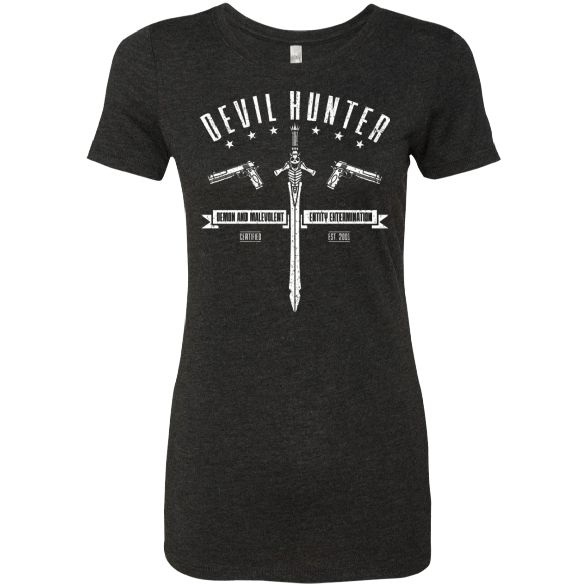 T-Shirts Vintage Black / Small Devil hunter Women's Triblend T-Shirt