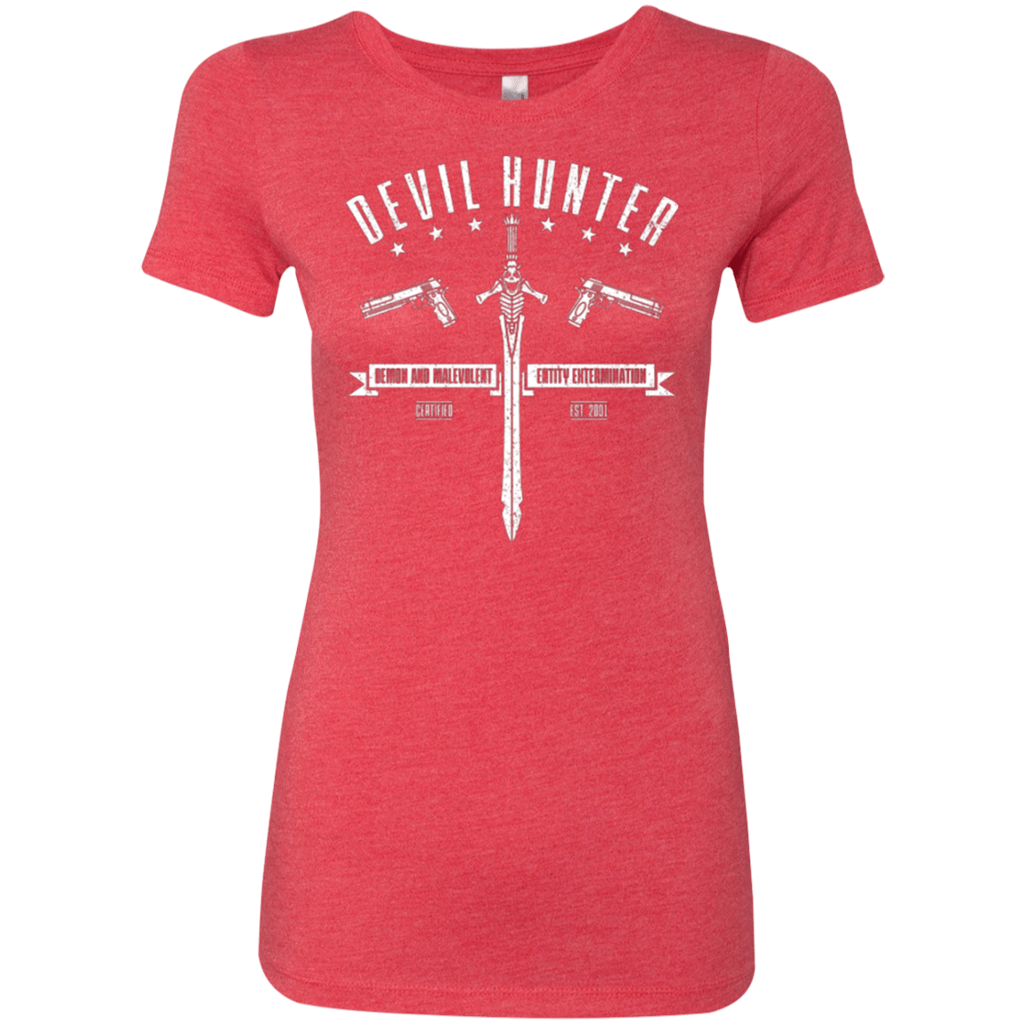 T-Shirts Vintage Red / Small Devil hunter Women's Triblend T-Shirt