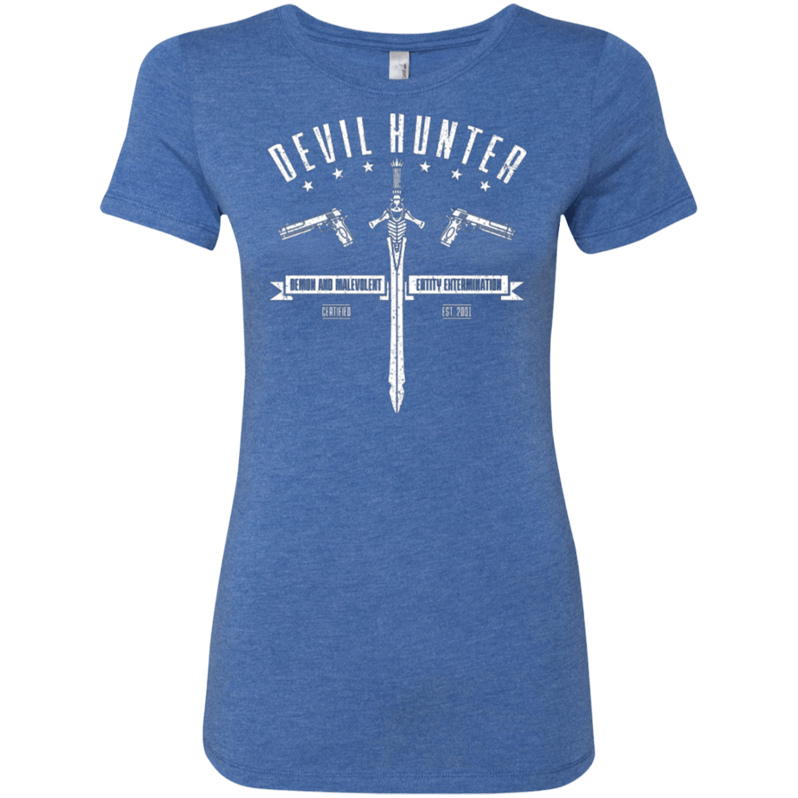 T-Shirts Vintage Royal / Small Devil hunter Women's Triblend T-Shirt