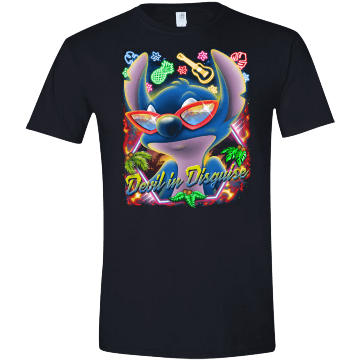 T-Shirts Black / X-Small Devil in Disguise Men's Semi-Fitted Softstyle