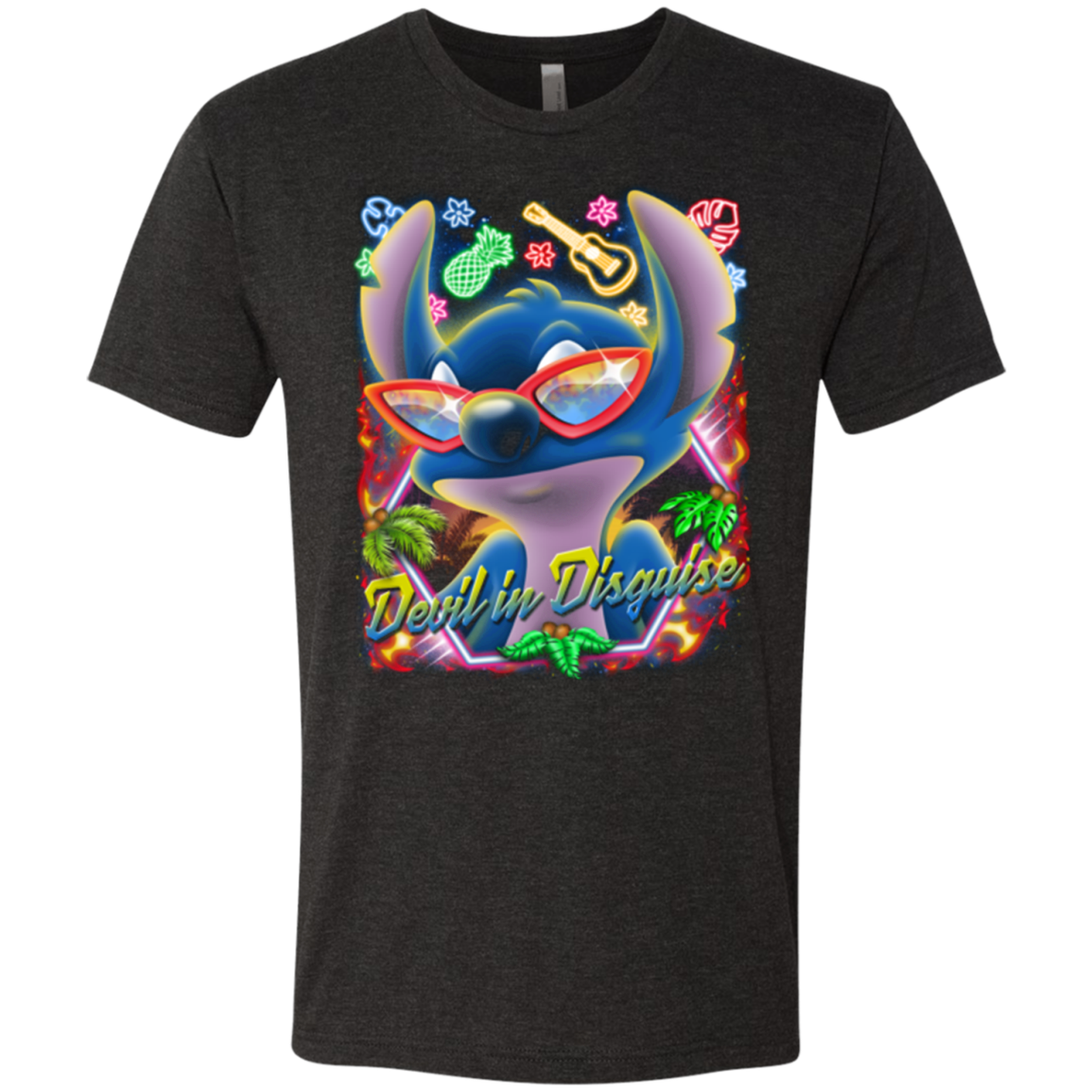 T-Shirts Vintage Black / S Devil in Disguise Men's Triblend T-Shirt