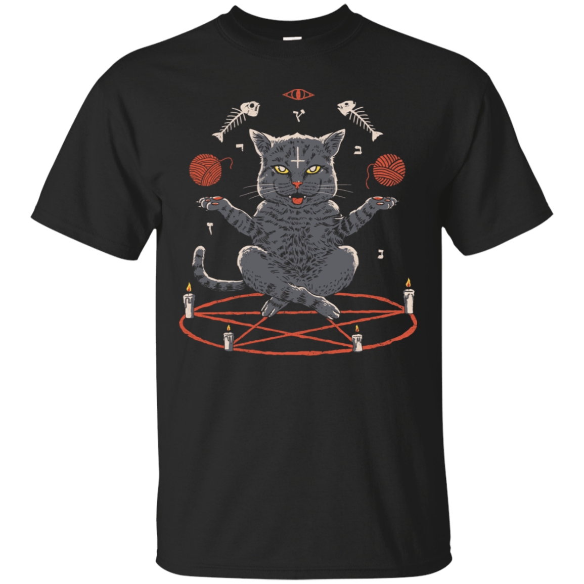 T-Shirts Black / S Devious Cat T-Shirt
