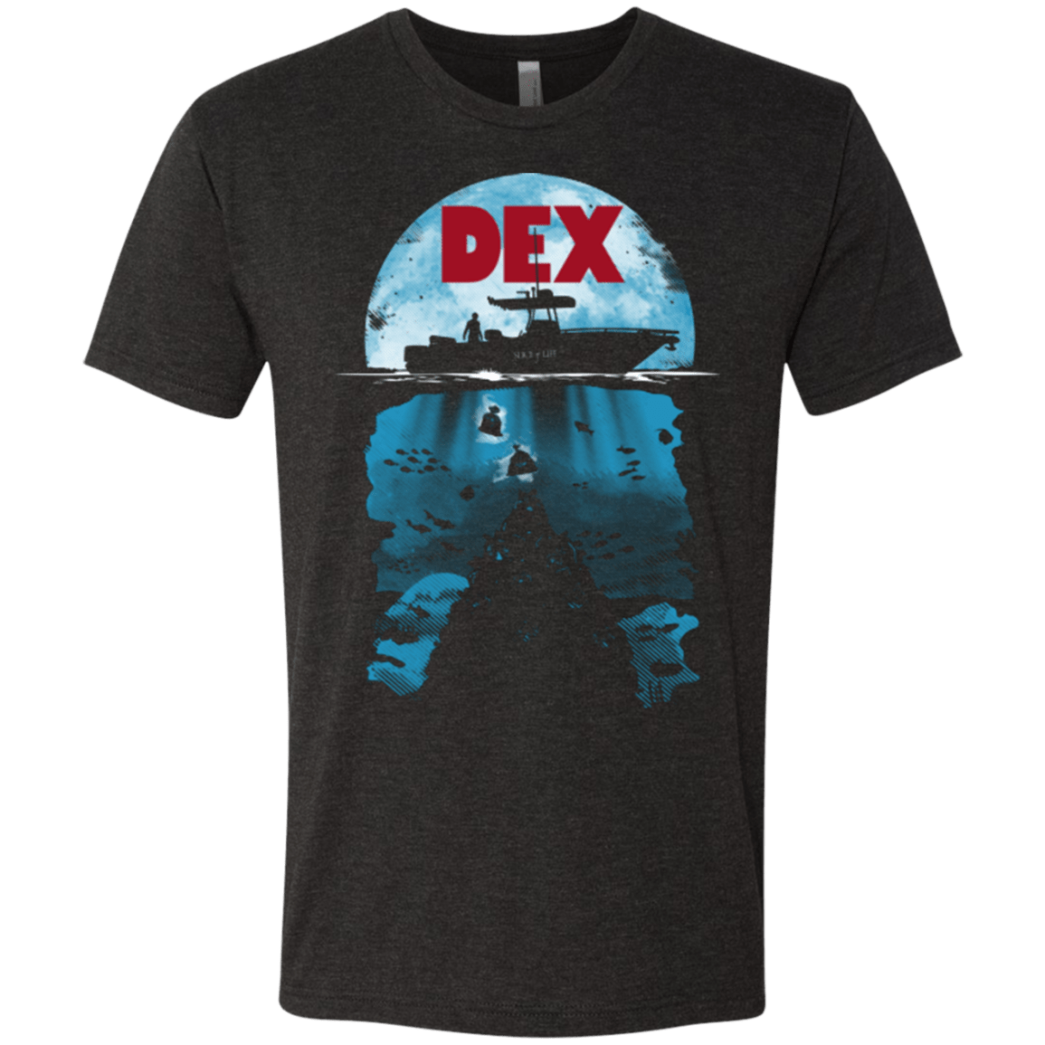 T-Shirts Vintage Black / Small Dex Men's Triblend T-Shirt