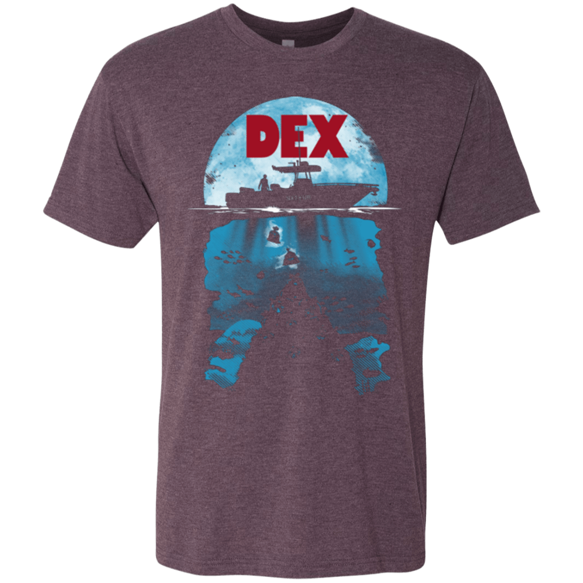 T-Shirts Vintage Purple / Small Dex Men's Triblend T-Shirt