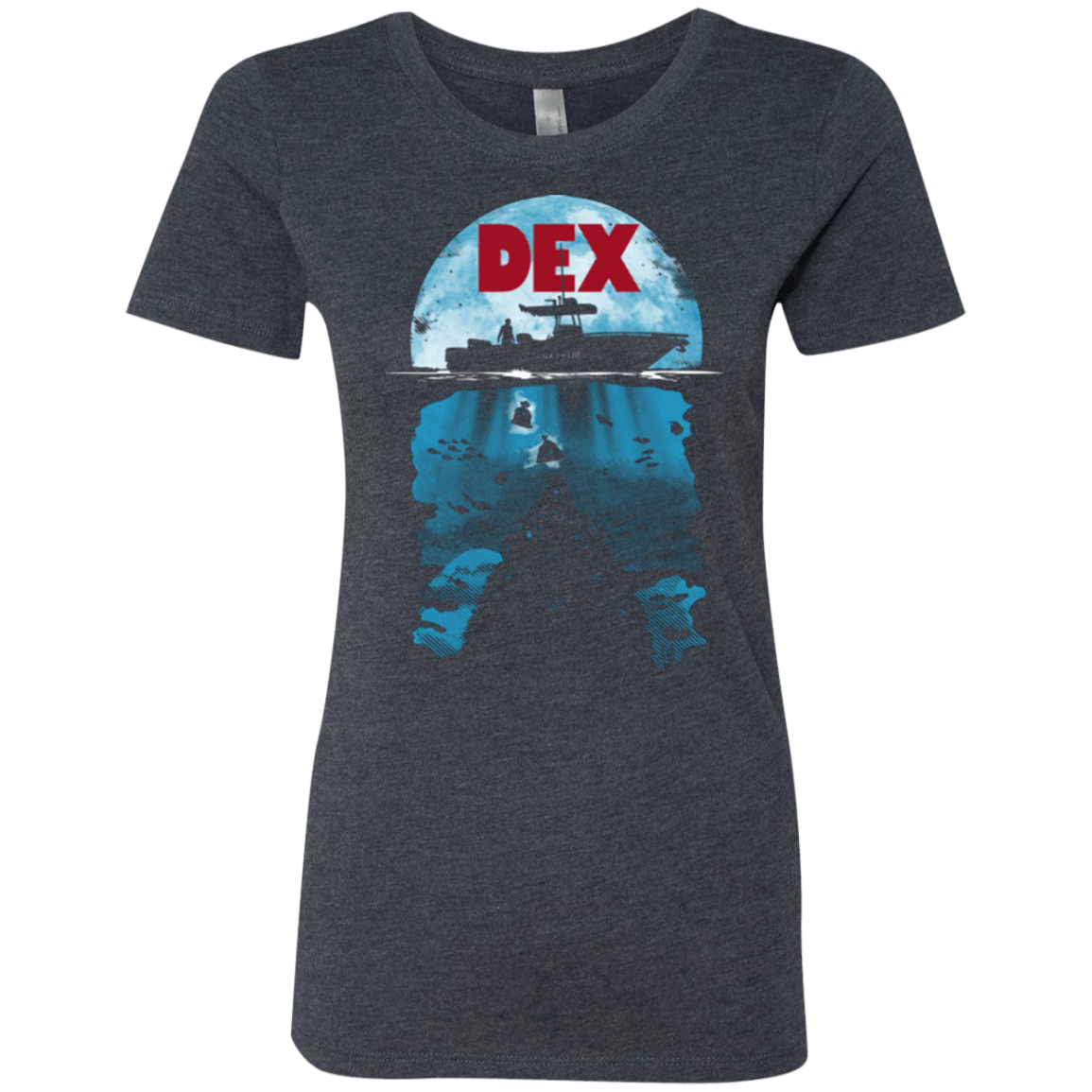 T-Shirts Vintage Navy / Small Dex Women's Triblend T-Shirt