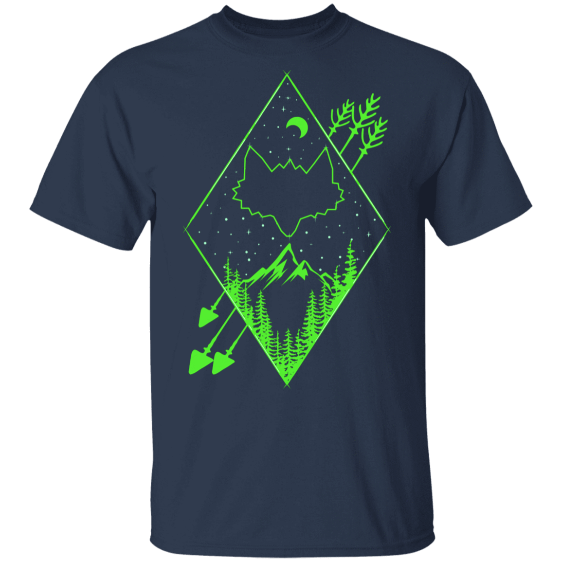 T-Shirts Navy / S Diamond Fox Arrows T-Shirt