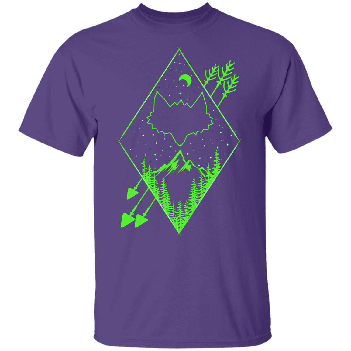 T-Shirts Purple / YXS Diamond Fox Arrows Youth T-Shirt