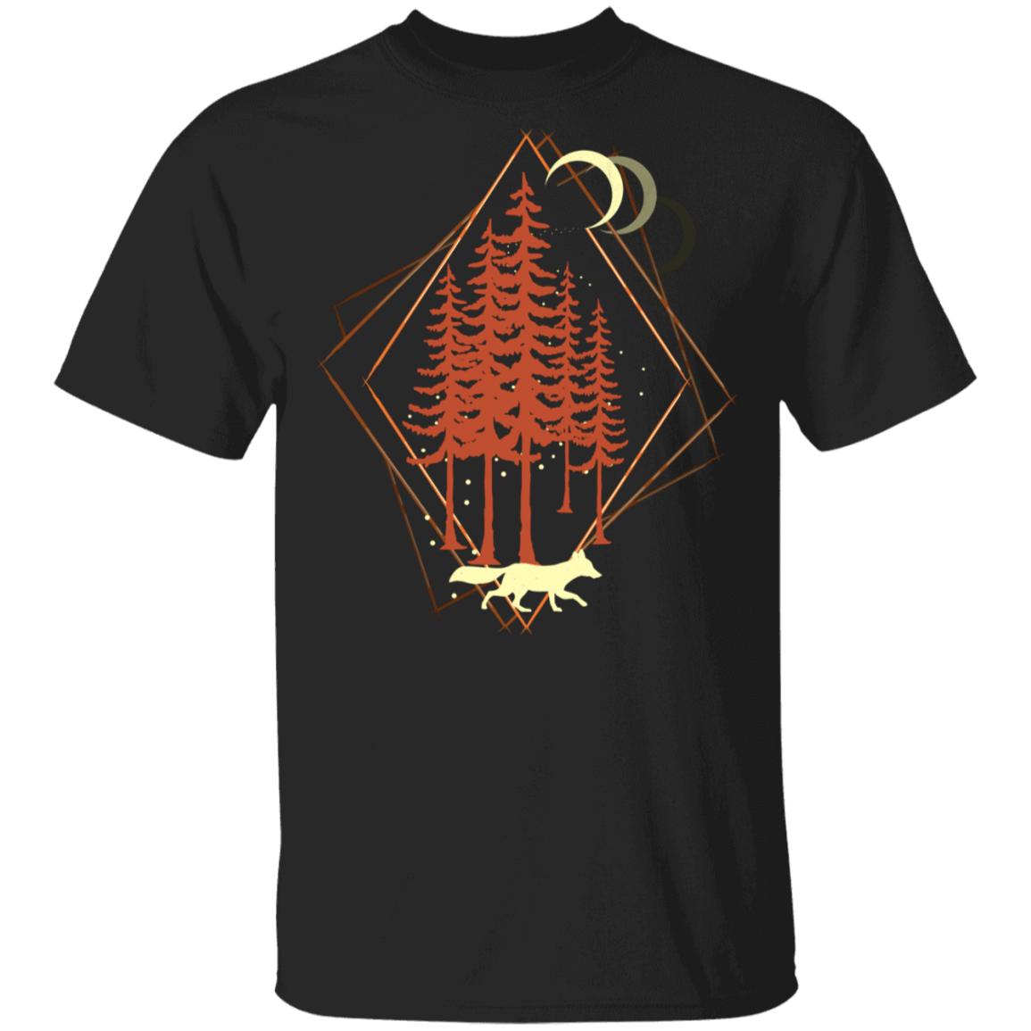 T-Shirts Black / S Diamond Fox T-Shirt