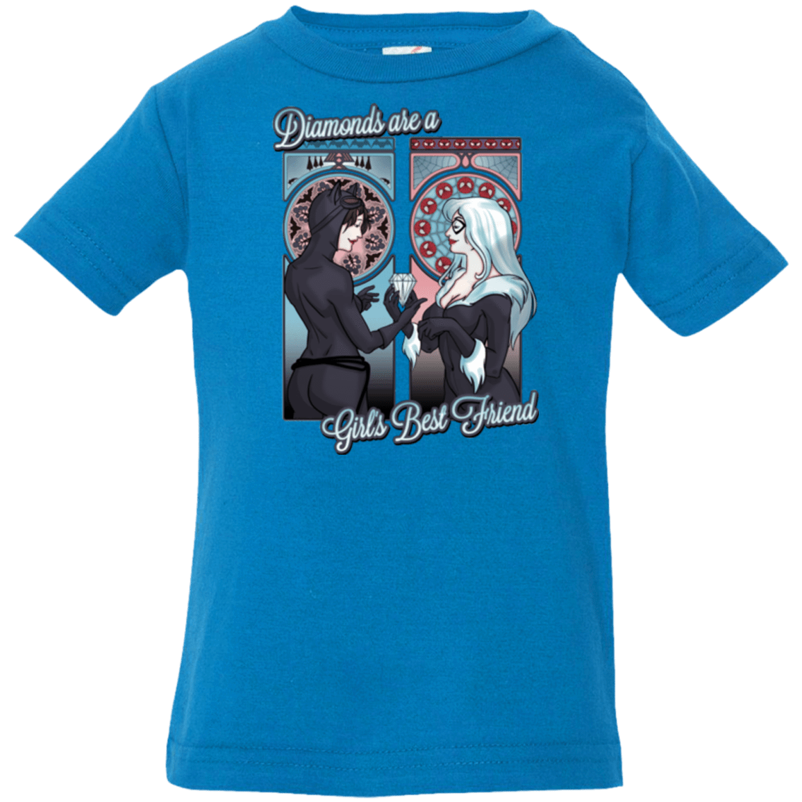 T-Shirts Cobalt / 6 Months Diamonds are a Girl's Best Friend Infant Premium T-Shirt