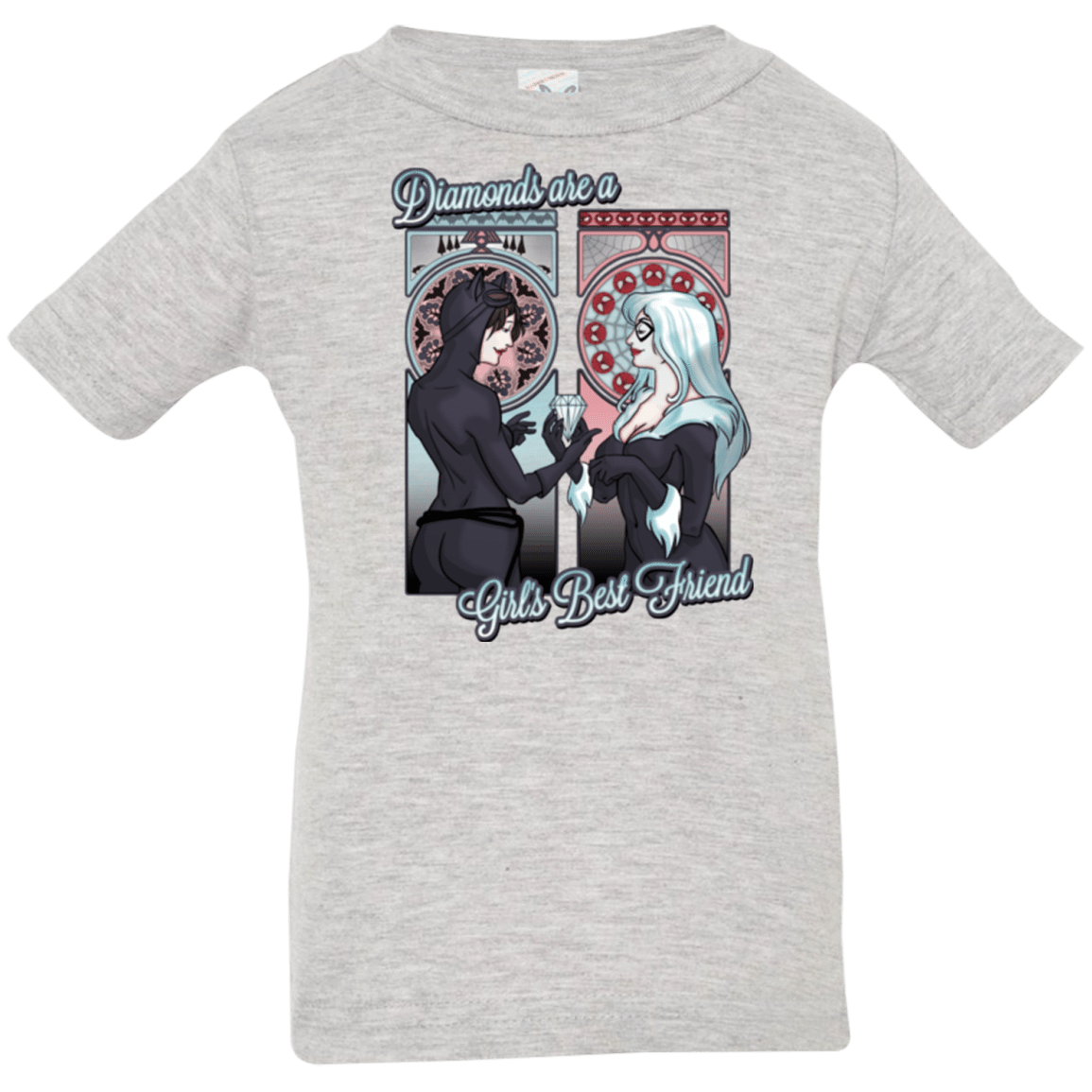 T-Shirts Heather / 6 Months Diamonds are a Girl's Best Friend Infant Premium T-Shirt