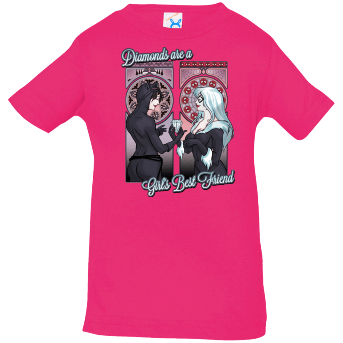 T-Shirts Hot Pink / 6 Months Diamonds are a Girl's Best Friend Infant Premium T-Shirt