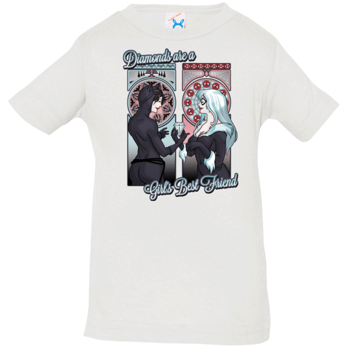 T-Shirts White / 6 Months Diamonds are a Girl's Best Friend Infant Premium T-Shirt