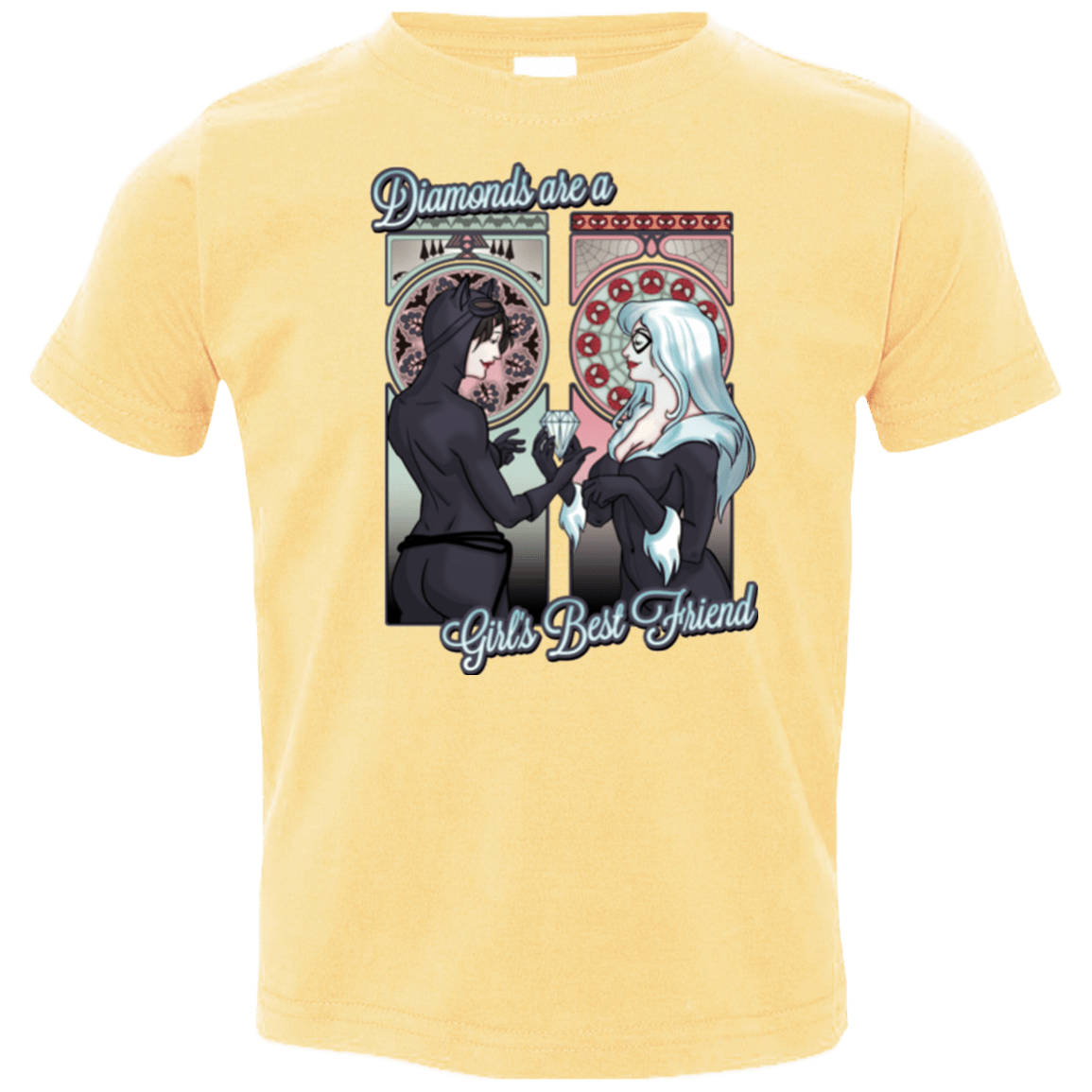 T-Shirts Butter / 2T Diamonds are a Girl's Best Friend Toddler Premium T-Shirt