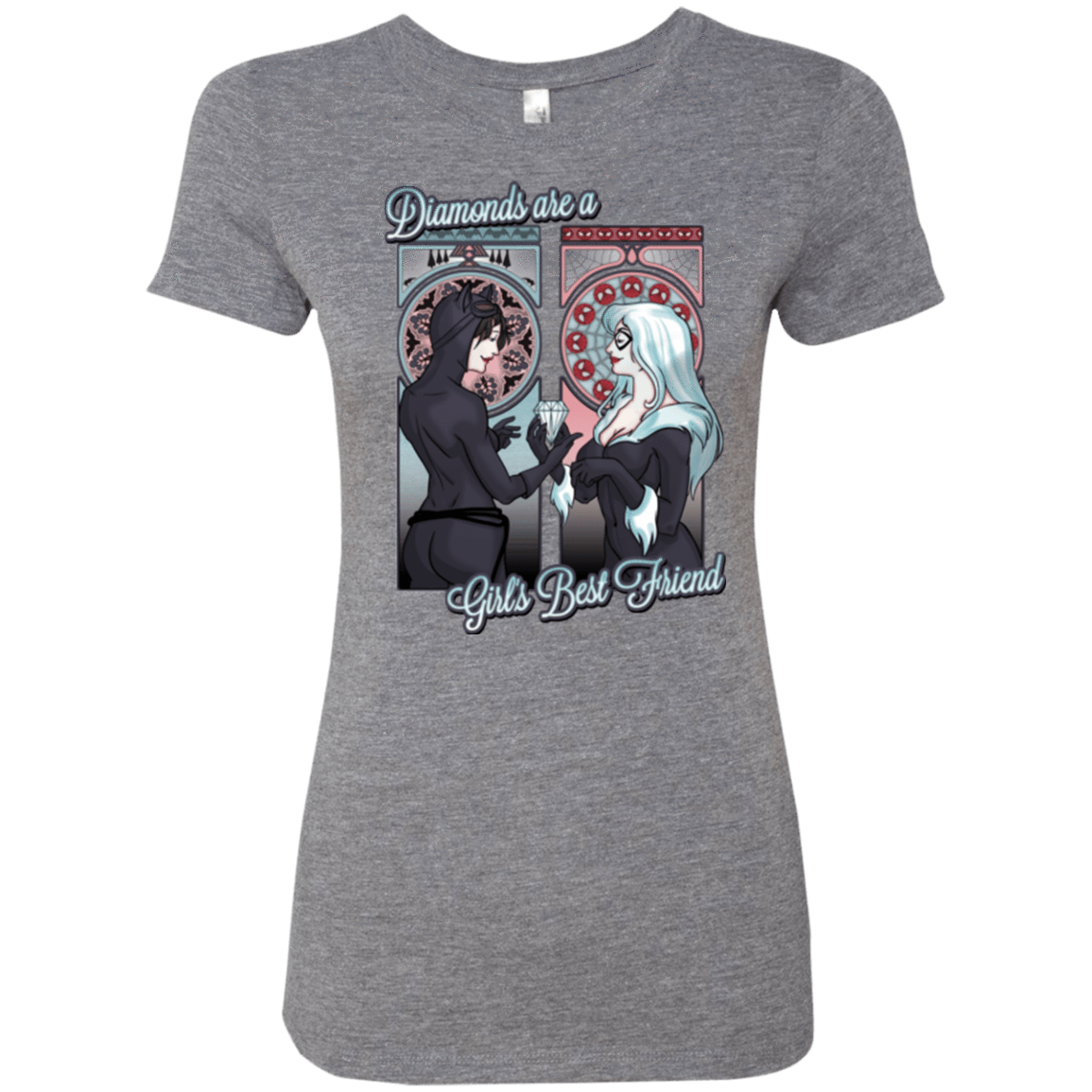 T-Shirts Premium Heather / Small Diamonds are a Girl's Best Friend Women's Triblend T-Shirt