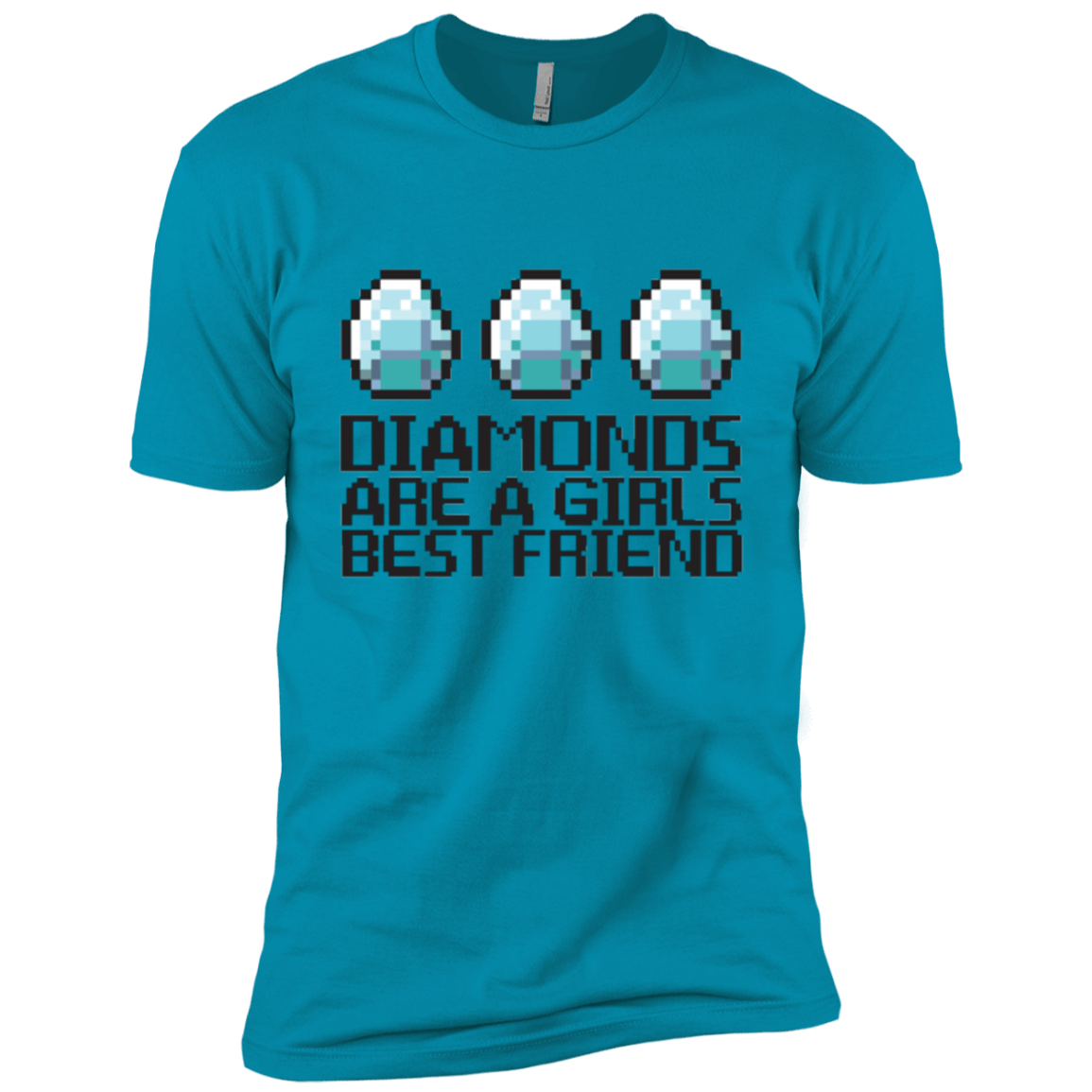 T-Shirts Turquoise / YXS Diamonds Are A Girls Best Friend Boys Premium T-Shirt