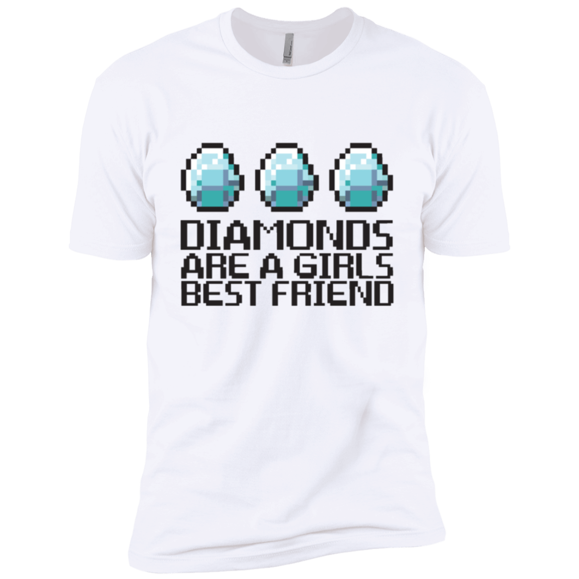 T-Shirts White / YXS Diamonds Are A Girls Best Friend Boys Premium T-Shirt