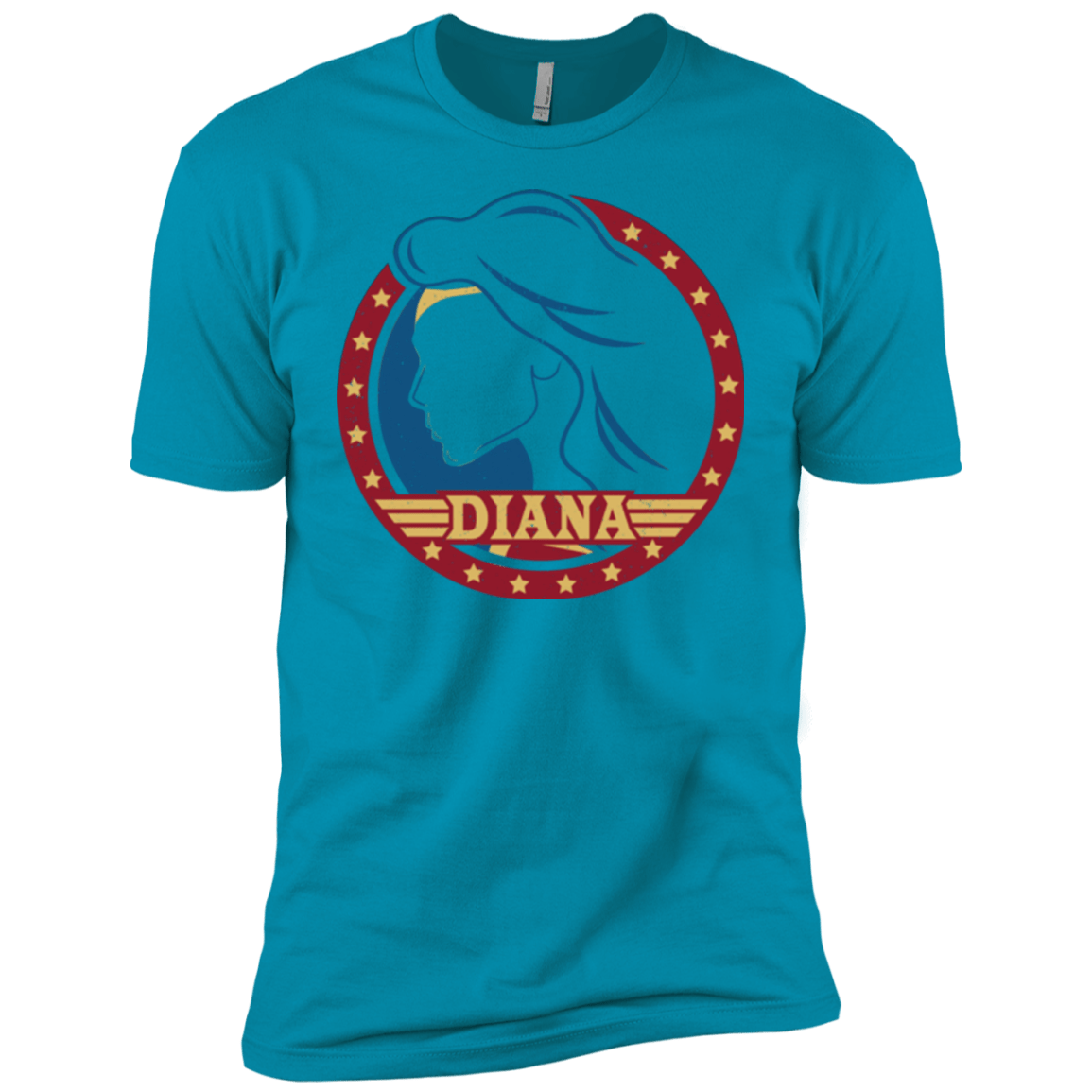 T-Shirts Turquoise / YXS Diana Boys Premium T-Shirt