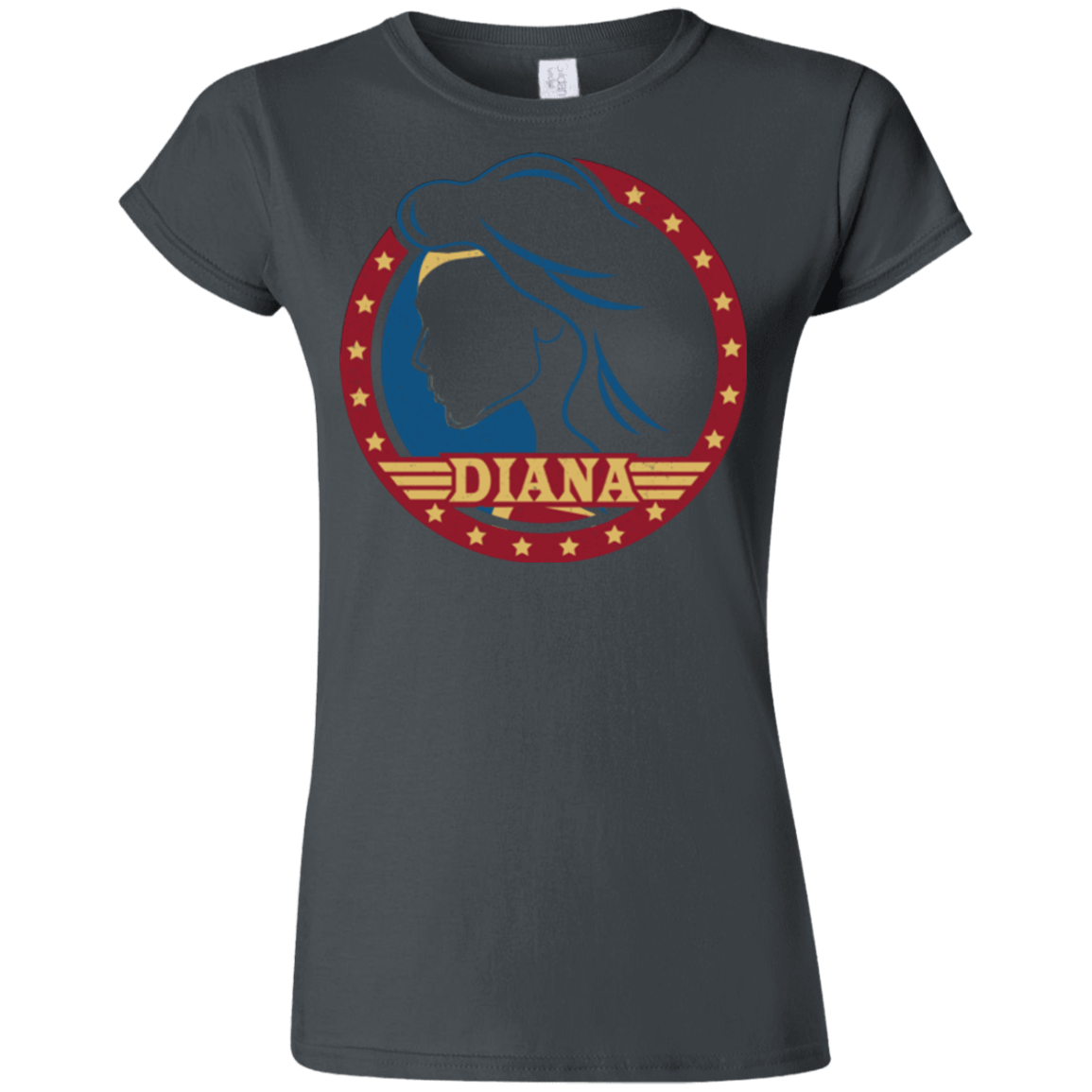 T-Shirts Charcoal / S Diana Junior Slimmer-Fit T-Shirt