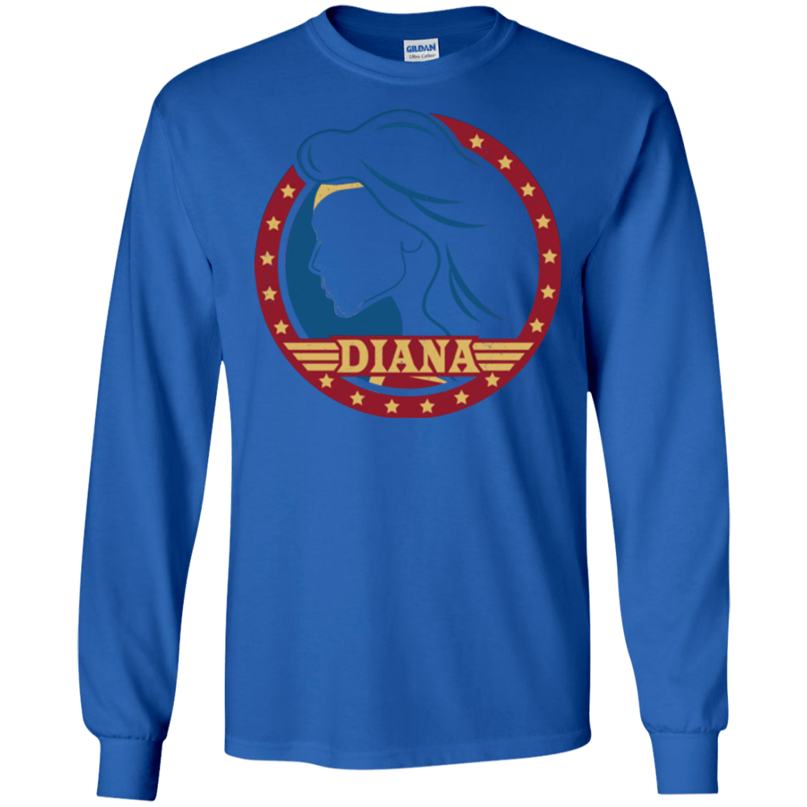 T-Shirts Royal / S Diana Men's Long Sleeve T-Shirt