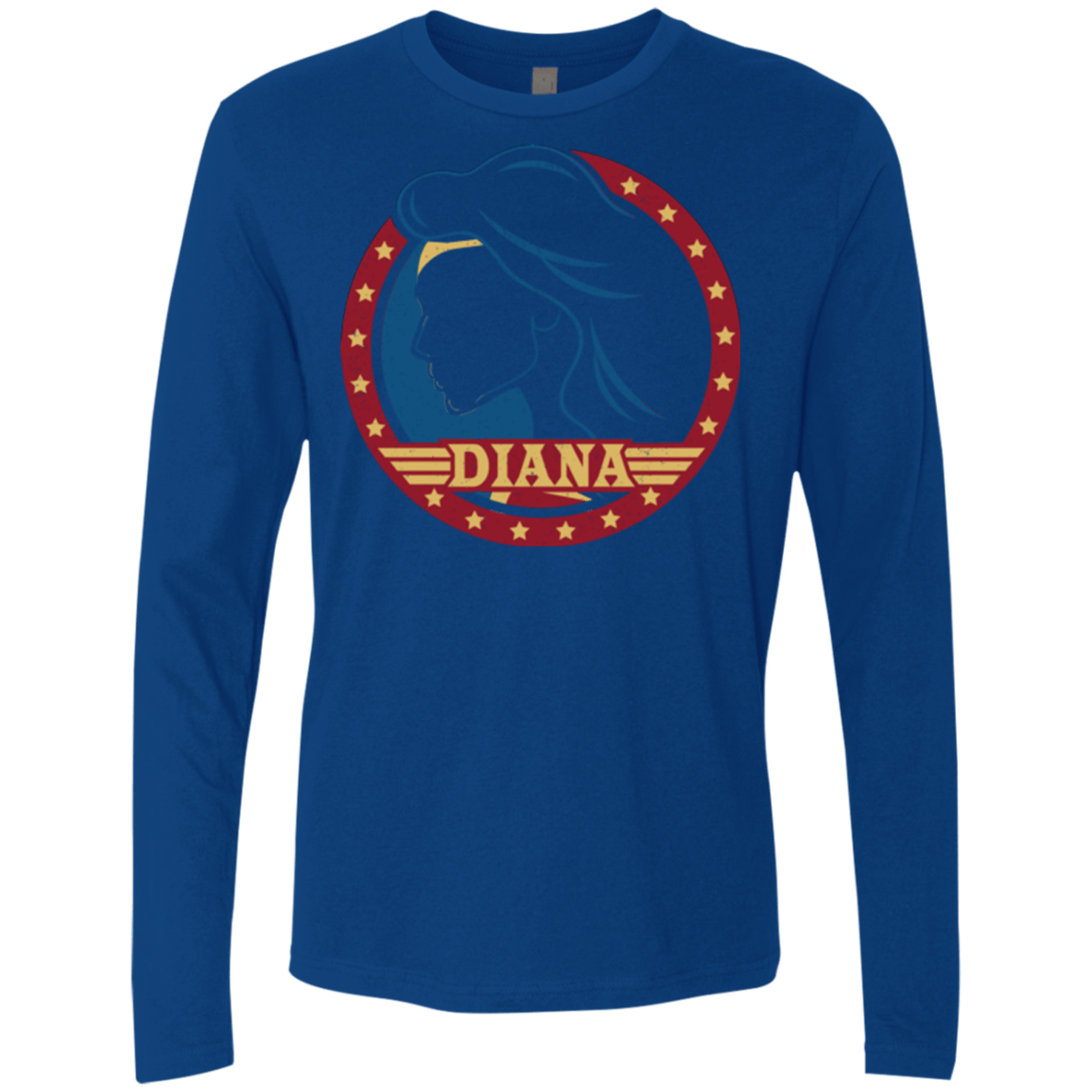 T-Shirts Royal / S Diana Men's Premium Long Sleeve