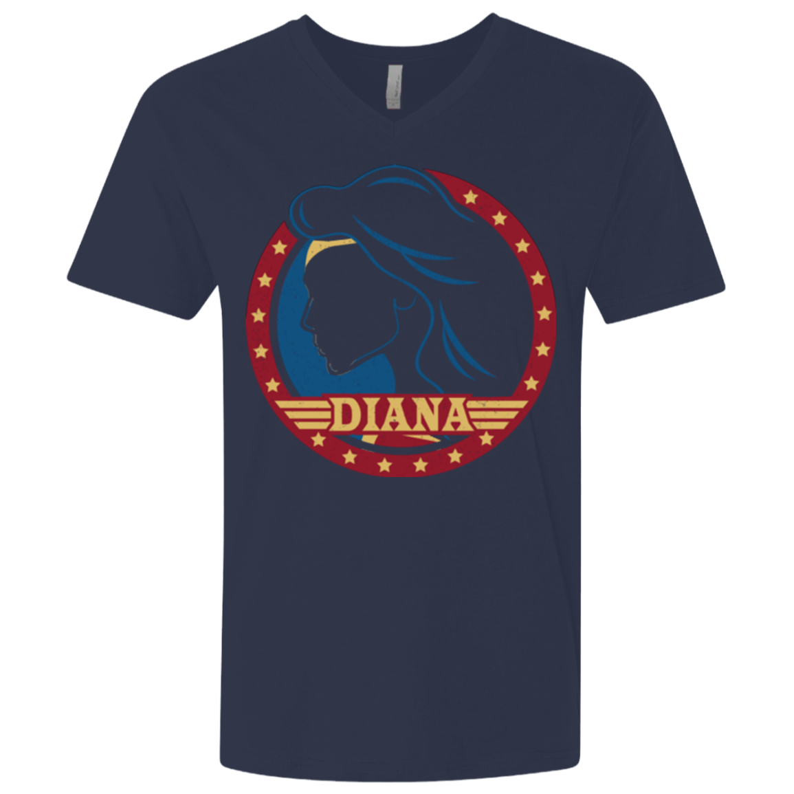 T-Shirts Midnight Navy / X-Small Diana Men's Premium V-Neck