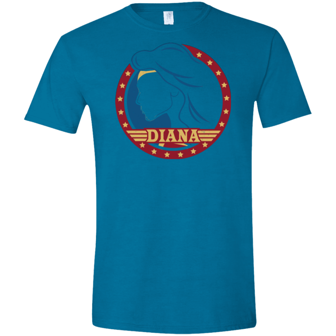 T-Shirts Antique Sapphire / S Diana Men's Semi-Fitted Softstyle