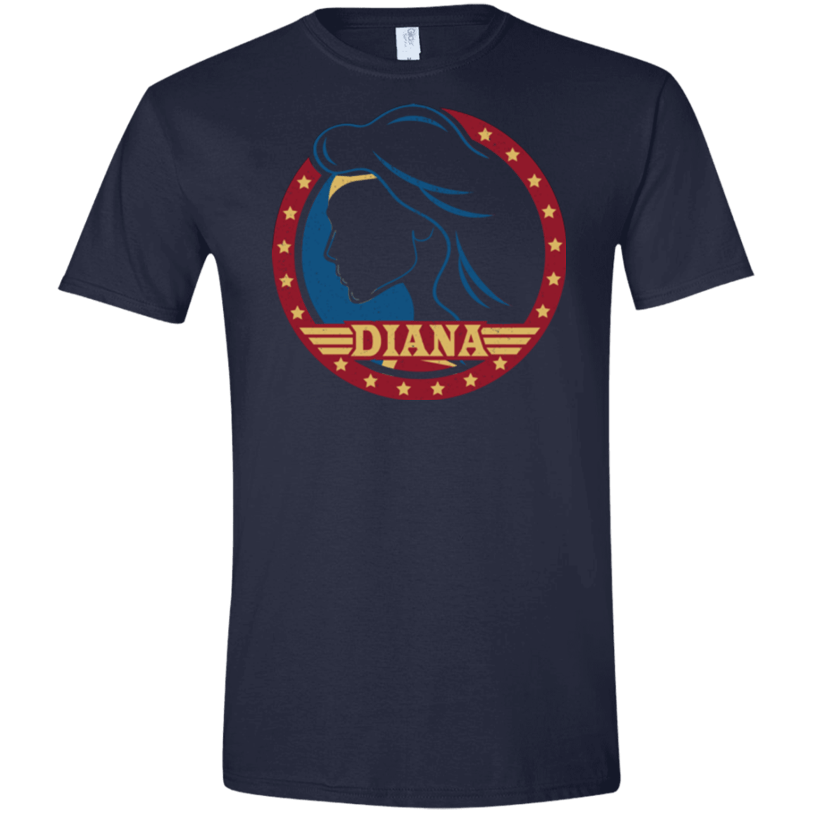 T-Shirts Navy / X-Small Diana Men's Semi-Fitted Softstyle