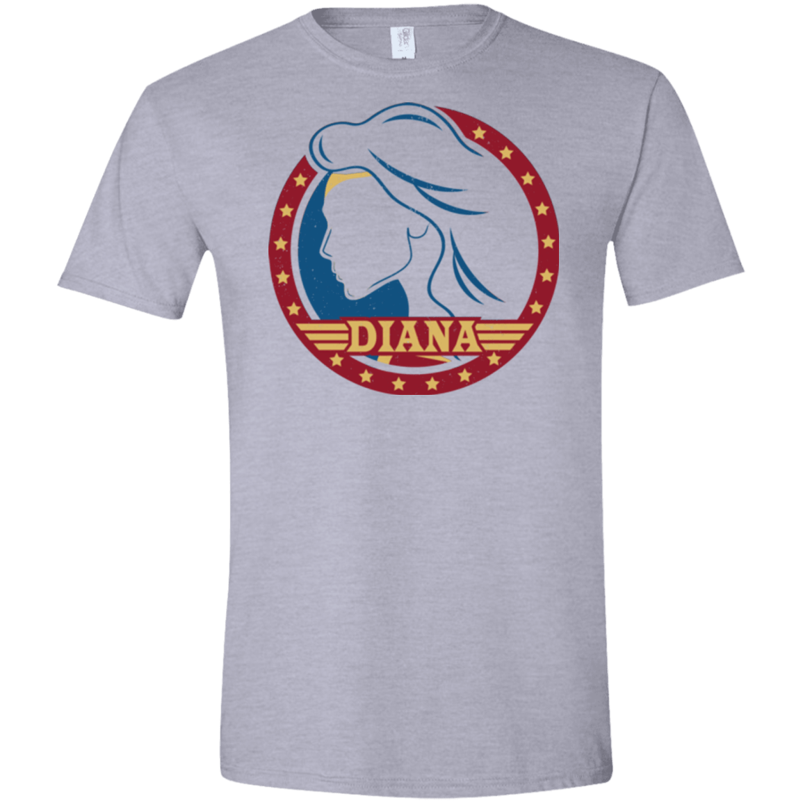 T-Shirts Sport Grey / X-Small Diana Men's Semi-Fitted Softstyle